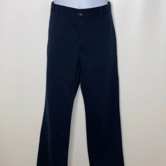 Children’s place boys navy chino uniform pants 12 - Picture 1 of 3